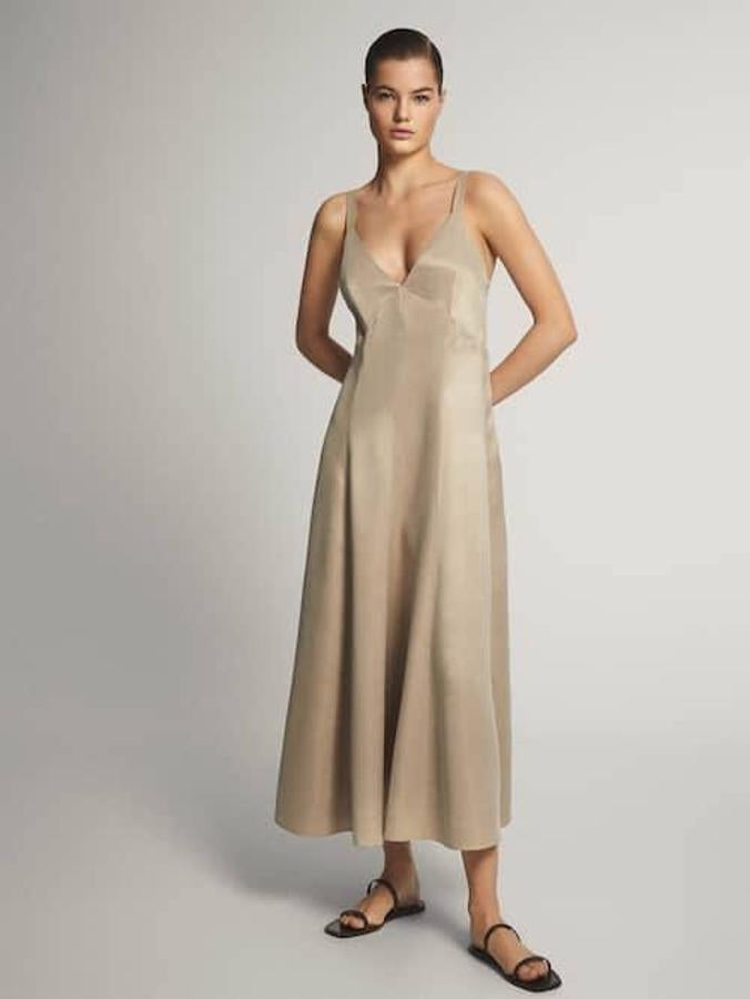 Vestido lencero formula top joven